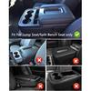 Rifoda for Chevy Silverado & GMC Sierra 2014 2015 2016 2017 2018 Jump Seat Microfiber Leather Cover Center Console Cushion Car Protection Decoration