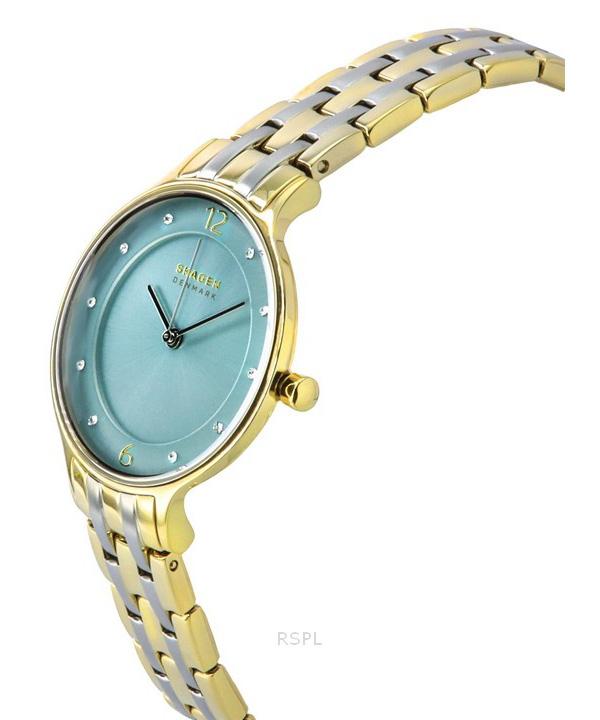 Skagen Anita Lille Skagen Green Face Watch Skagen Watches Skagen