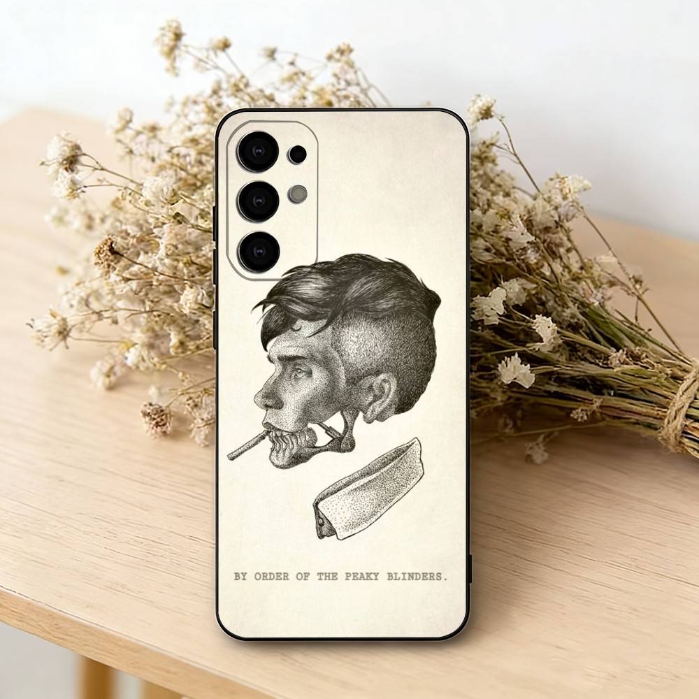 Peaky Blinders tommy shelby Phone Case For Samsung S25,S24,S21,S22,S23,S30,Ultra,S20,Plus,Fe,Lite,Note,10,Black Cover
