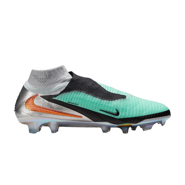 

Nike Phantom 6 High Elite FG Chrome Black Unisex Sneakers Teal IH3735-001 42.5