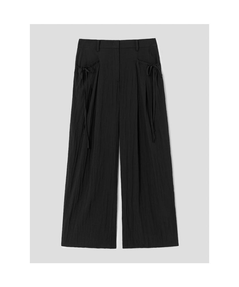 8seconds Side Ribbon Wide Pants Black