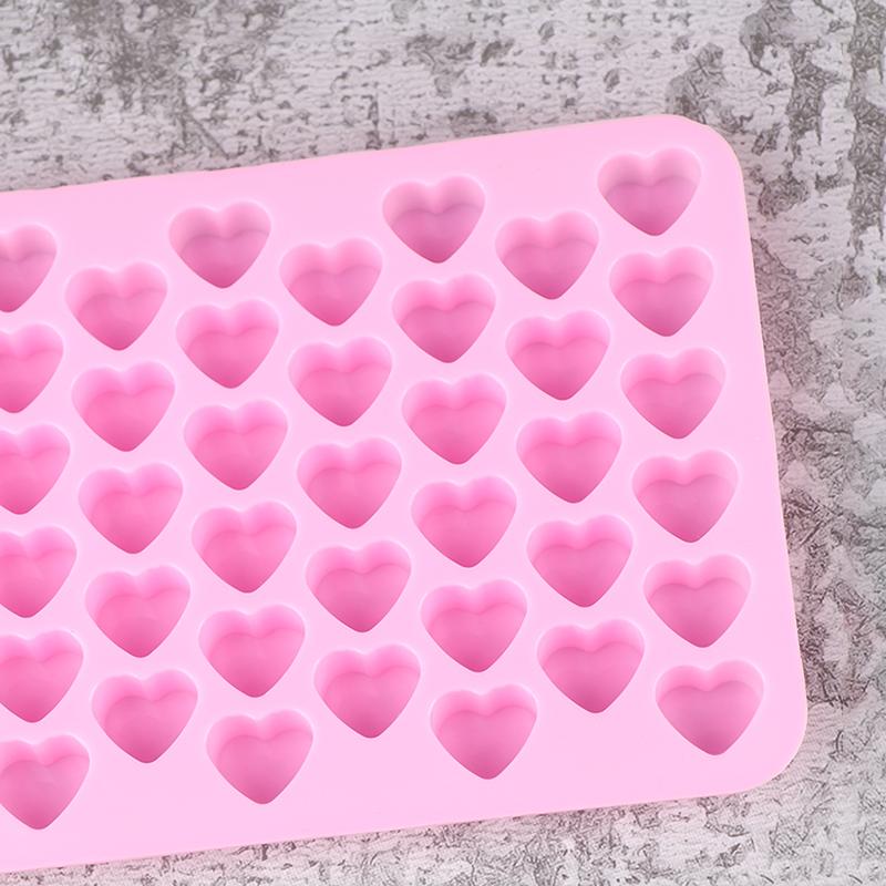 55 Small Heart Shaped Silicone Cake Mold Heart Chocolate Pastry Molds Diy Baking Decoration Kitchen Ice Cube Crystal Epoxy Mould