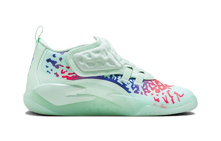 Jordan Zion 3 Zion 3 Abrasion Resistant Low Top Children's Basketball Shoes Mint Foam Children Aged 3 7 Years Old DV3870-300