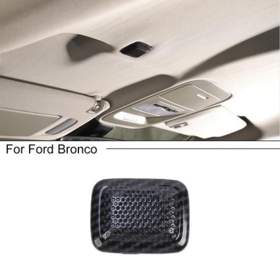 Carbon Fiber Roof Microphone Cover Trim For Chevy Colorado/GMC CANYON 2014-