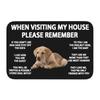 Custom Pembroke Welsh Corgi Dog Doormat Anti-Slip Entrance Kitchen Bathroom Door Floor Mat Bedroom Balcony Carpet Rug
