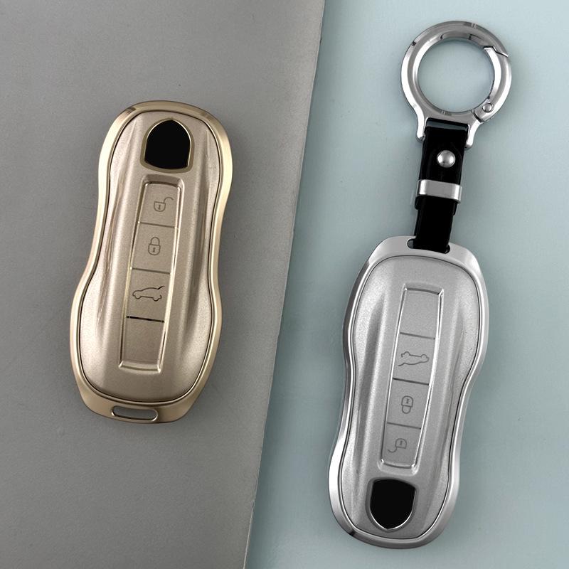 High-End Key Case for Porsche Panamera, Cayenne, Macan, and Taycan