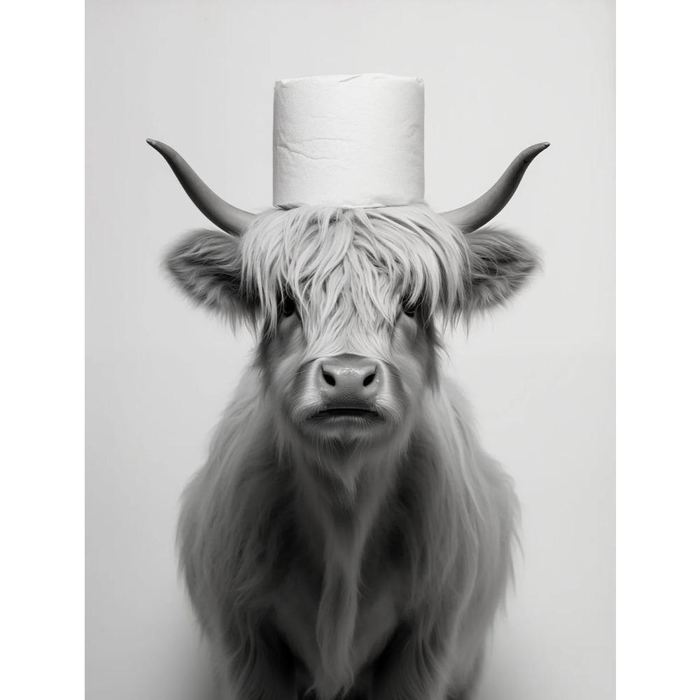 Schwarz-Weiß Tier Badezimmer Poster Eule Weihnachts-Countdown Otter Drucke Leinwand Malerei Wandkunst Bild Heim Badezimmer Dekor