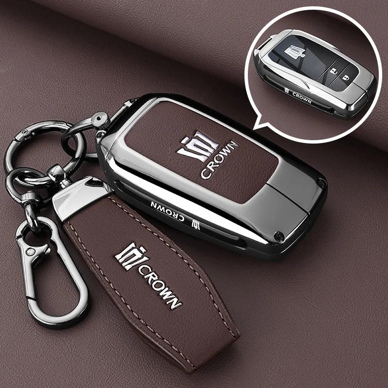 ANW1 2024 Toyota Crown Land Cruiser Key Set 14th Generation Special Product 13 Luxury Edition Automotive Parts 12 Buckle Case for Men