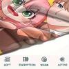 Spy Family Anime Heart Pose Blanket Blanket Sofa Blanket Machine Washable Air Conditioning Blanket Bedroom