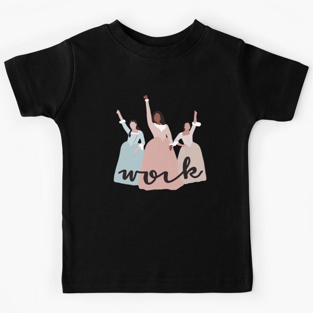 Les s?urs Schyler travaillent! Hamilton Musical Kids T-Shirt 140