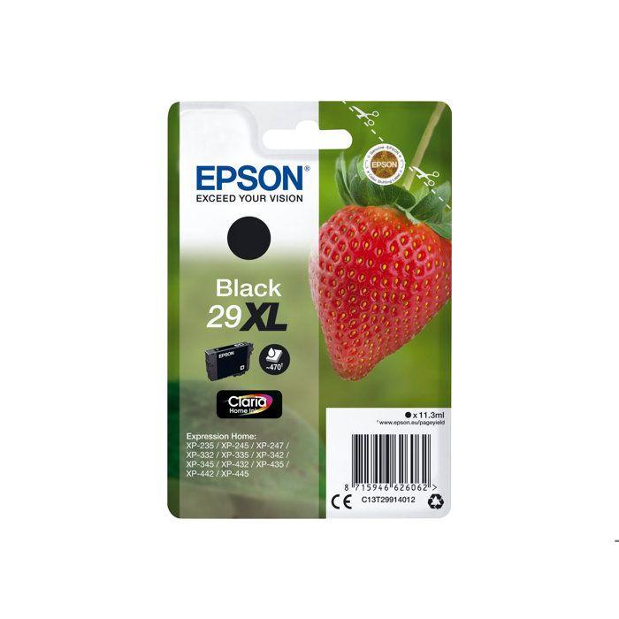 EPSON Strawberry Tintenpatrone - Claria XL Tinte - Schwarz - Epson Claria Home Ink - 11,3 ml - Tintenstrahl - XL