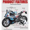 1/9 Scale BMW M1000RR S1000RR Racing Alloy Metal Diecast Motorcycle Model Simulation Hobby Collectibles Holiday Gifts for Boy Children