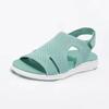 Women's Plus Size Breathable Elastic Webbing Thick Sole Summer Sandals - 2021 Collection