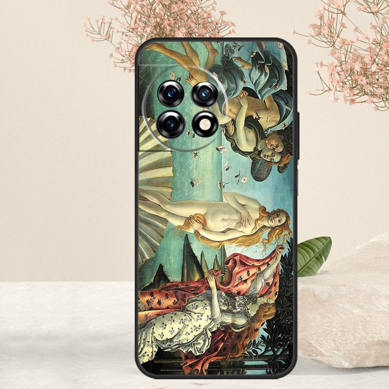 Art Paintings The Birth Of Venus Case For OnePlus 15 R 13T 13 13R 12 12R 11 10R 10T 10 Pro Nord 5 CE 4 2 3 Lite N20 N30 Cover