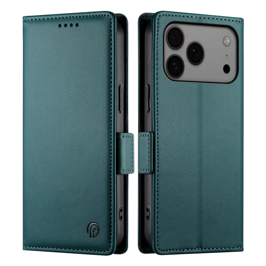 For iPhone 17 Pro Max Stand Case PU Leather Wallet Phone Cover