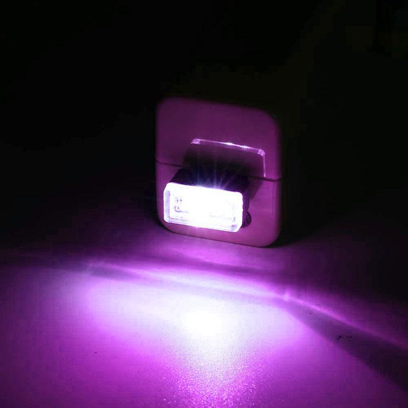1/4/10 PCS Mini USB LED Atmosphere Light Car Interior Ambient Decorative Lighting Neon Styling Night Light White Red Blue