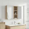 Bathroom Cabinet Set 3 Pcs 80 X 10.5 X 50 Cm Particleboard