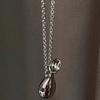 Retro Water Bottle Pendant Necklace Temperament Fashion Jewelry Casual Long Sweater Chain  Gifts