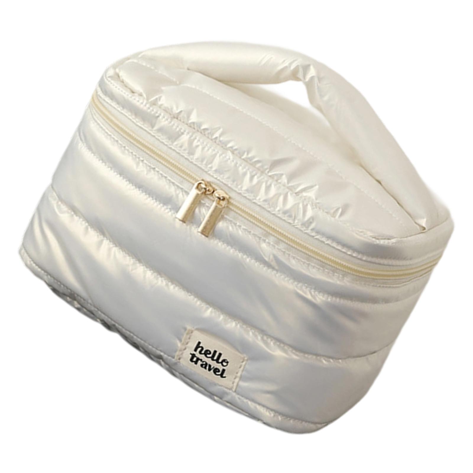 

Large Capacity Portable Makeup Storage Bag for Women Travel Toiletry Holder Sturdy Waterproof Polyester Cosmetic Case 5