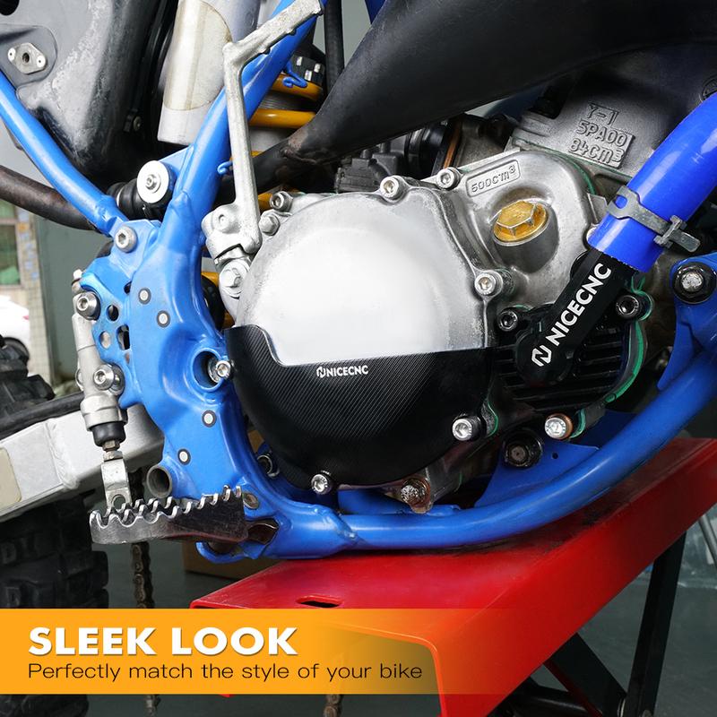 NICECNC For Yamaha YZ85 YZ 85 2002-2023 Motorcycle Aluminum Clutch Cover Protector Guard 2022 2021 2020 2019 2018 2017 2016 2015