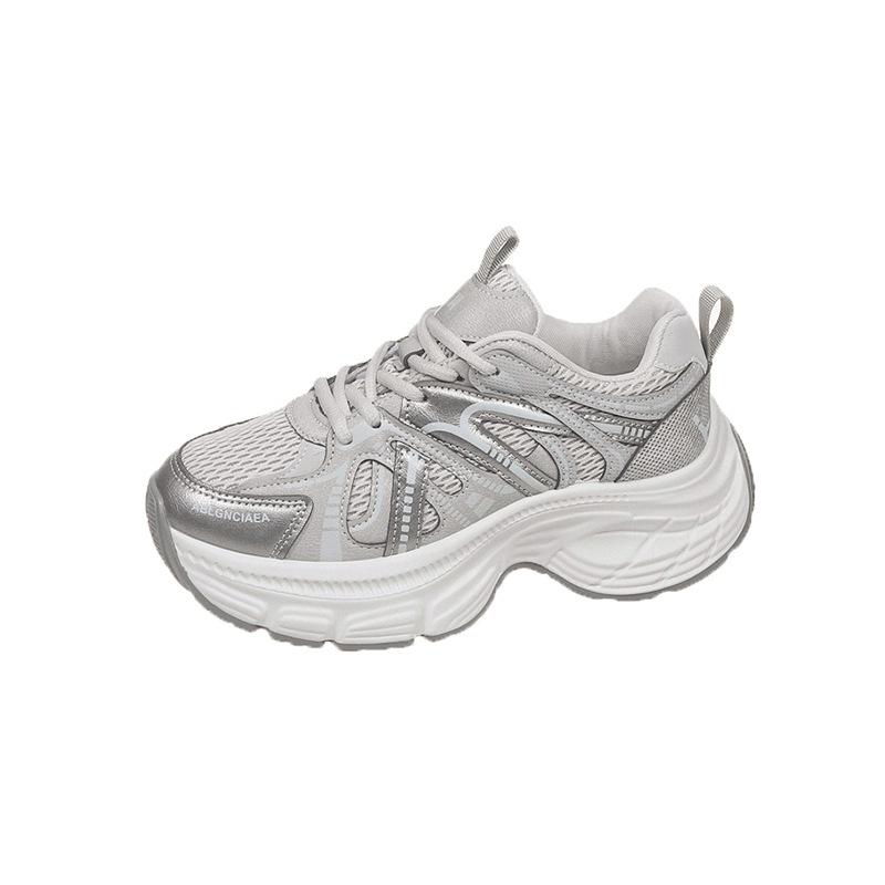 Platform shoes women's autumn new versatile mesh casual sneakers
