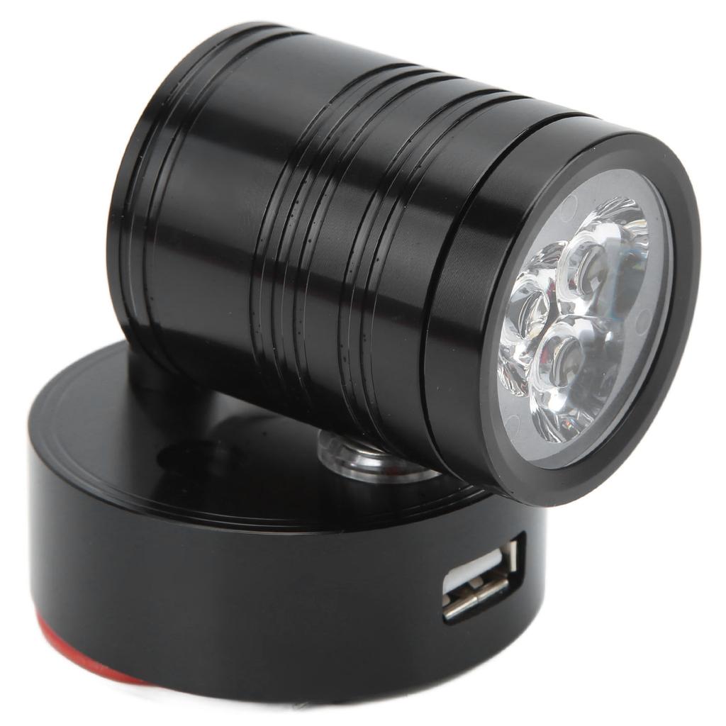 LED RV Reading Lamp Warm White Light Touch Dimmer 12?30V 3W for Bedroom Cabin Truck Trailer Boat