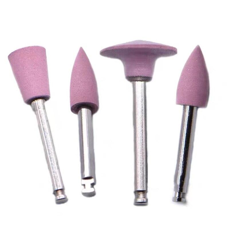 Dental Composite Silicone Polisher Ceramic Porcelain Teeth Polishing Tool For Low-Speed Handpiece Contra Angle/Right Angle