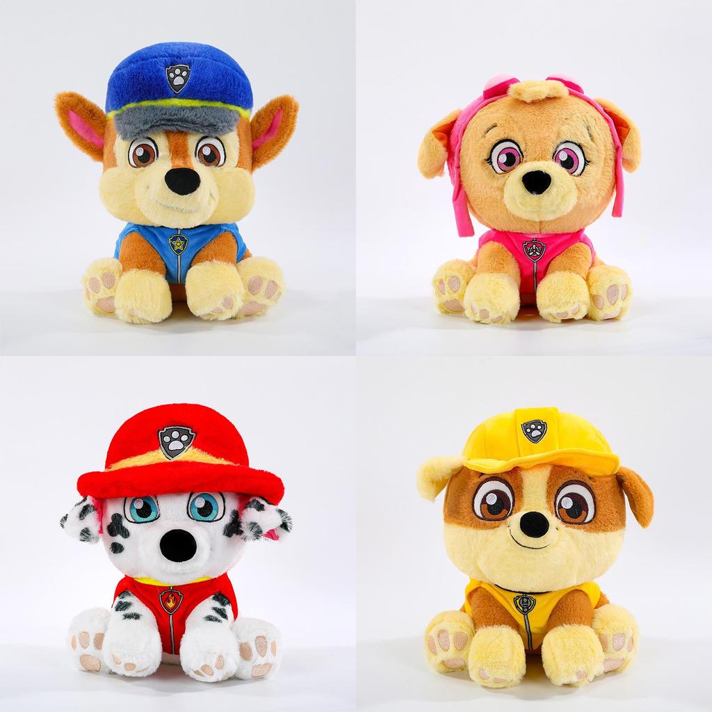 Paw Patrol Plush Dog Toy Set For Kids With Soft Polyester Filling And Cartoon Design