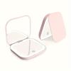 Compact Mirror with Lights, 1X/2X Magnification Portable Folding Handheld Small Pocket LED Travel Makeup Mirror for Gift, Purse