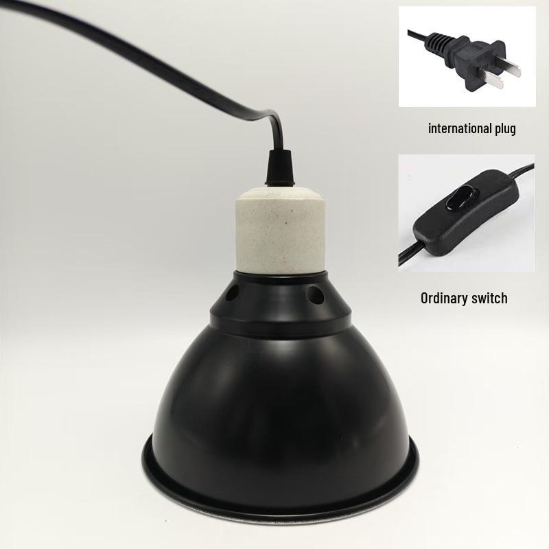 In-Stock UVB/UVA High-Reflectivity Reptile Heat Lamp Cover - Heat-Resistant, Deep Bucket for Tortoises