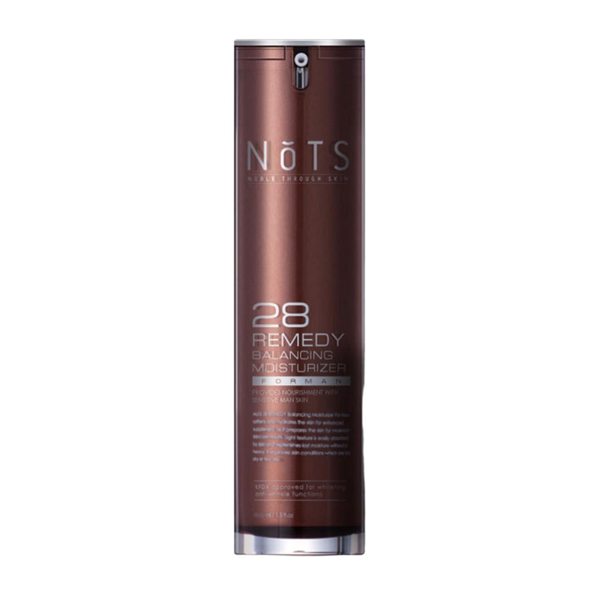 NOTS 28 Remedy Balancing Moisturizer for Men Oil Control & Hydrating Facial Lotion 100ml