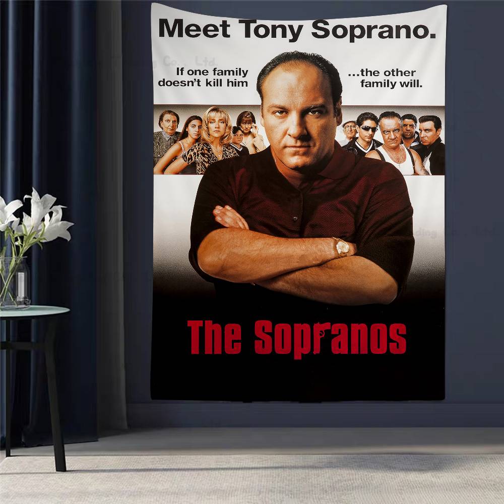 Tessuto Decorativo Classico Film Serie TV I Soprano Stampa Artistica Sci-Fi Stanza Arredamento Casa Decorazione Murale Decor