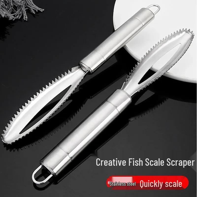 Stainless Steel Multi-Function Fish Scaler and Scraper Tool