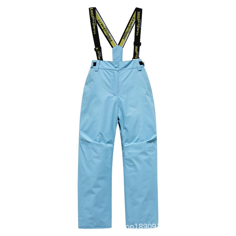 Conjunto de Fato de Esqui Infantil Impermeável e À Prova de Vento - Roupa de Inverno Quente e Moderna para Meninos e Meninas