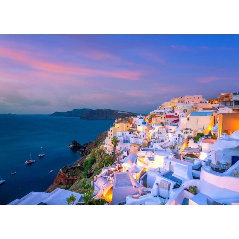 Griechenland Santorini Wunderschöne Landschaft Küste Poster Griechenland Reisen Wandkunst Dekor Fotos Leinwanddrucke Zuhause Zimmer Ästhetisches Dekor