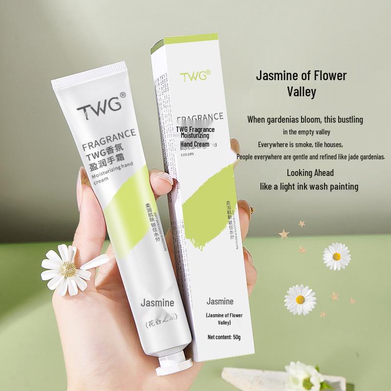 TWG Fragrant White Vaseline Hand Cream: Hydrating, Moisturizing, Nourishing Niacinamide for Autumn/Winter