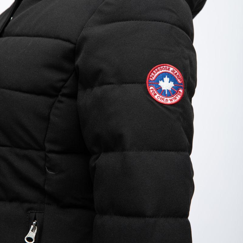 Short Fitted Down Jacket with Faux Fur Hood Shana Woman PARAGOOSE