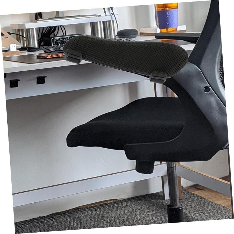 Set of Office Chair Armrest Pads Elbow Pads Memory Foam Support Pads Gaming Chair Armrest Pads Chair Arm Pads