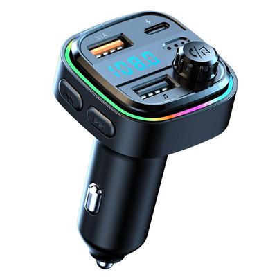 Manufacturer's New Bluetooth Car Charger & FM Transmitter with MP3 Player, Quick Charge