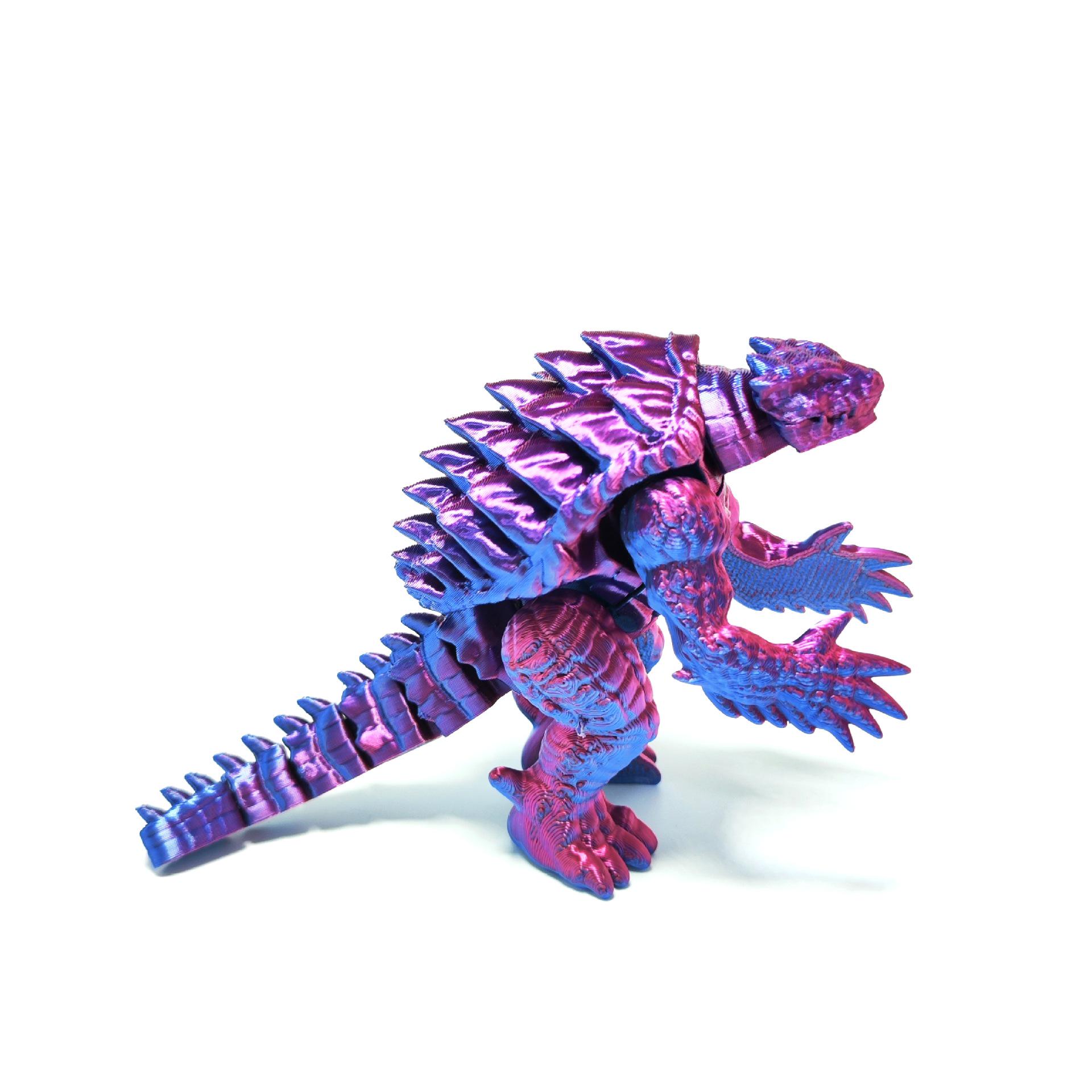 3D Printed Gamera Articulated Godzilla Toy Decoration Ornament Gift