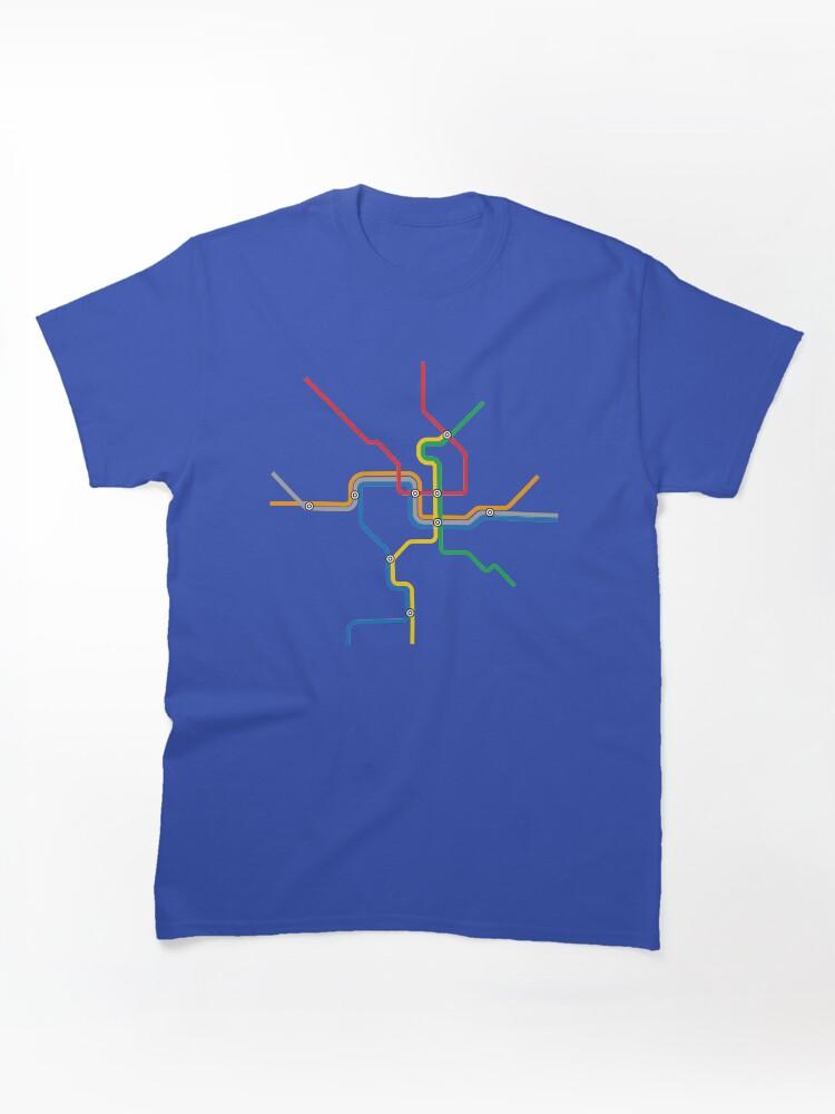 Metro DC Metro Map Classic T-Shirt
