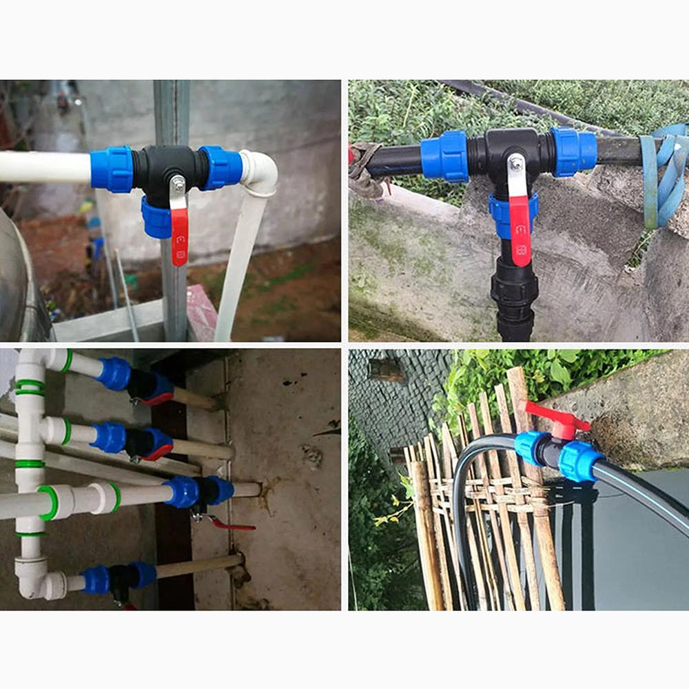 Raccord Droit Fileté Mâle Pour Tuyau PE - 5 Tailles (1/2" à 1,5") Vers PE 20-50 Mm - Irrigation Jardin, Serre - 4