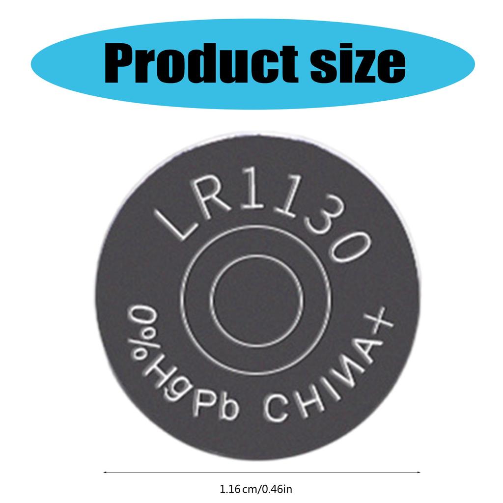 10Pcs LR1130 AG10 LR54 389 189 Battery 1.5V Button Cell Battery Replacement for Toys Watches Electronic Devices