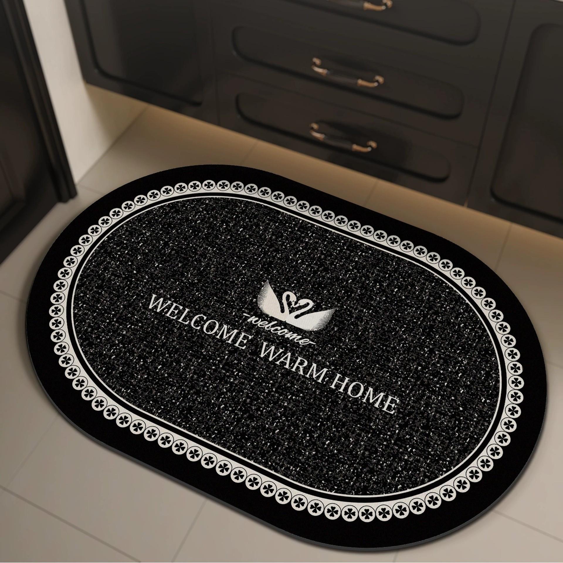 

Быстросохнущий коврик для ванной из диатомовой земли: Водопоглощающий, грязеотталкивающий и простой в уходе коврик для пола для входа в ванную или туалет 40*60cm