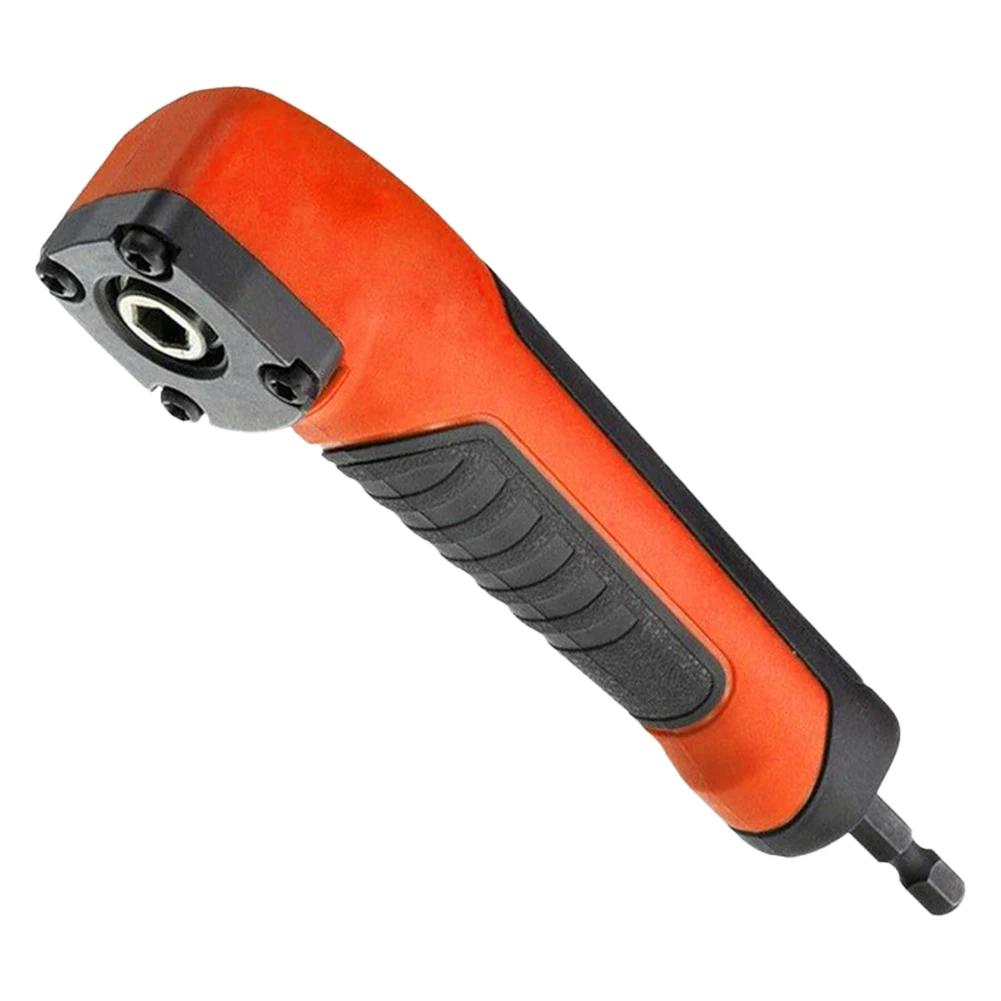 90 Degree Right Angle Adapter for Tight Spaces Hex Handle Corner Cutter Power Tool Direction Converter Drill Attachment