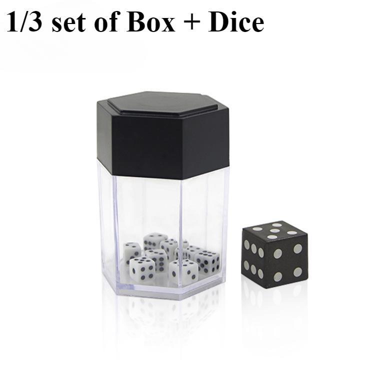 1/3set Colorful Dice, Split Dice Toys, Magic Show Props