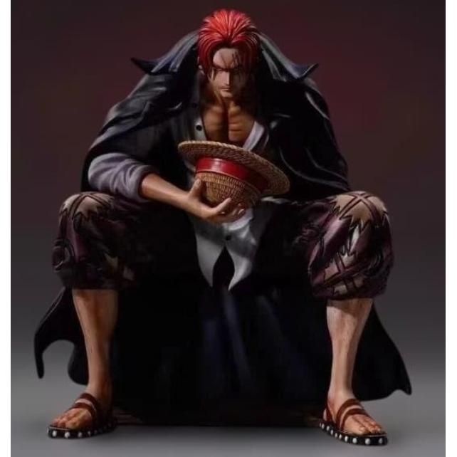 Б/у фигурка Shanks Рыжие Волосы из One Piece, сидящий