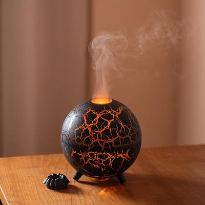 USB-betriebener Aromatherapie-Luftbefeuchter mit farbenfrohem Planet-Crackle-Design - geeignet für alle Raumtypen, schafft eine romantische und beruhigende Atmosphäre