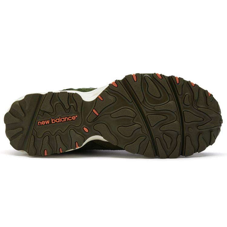 Aape X New Balance NB 703 Retro Trend Fabric Synthetic Leather Pigskin Low-Top Casual Running Shoes Men sneaker Army-Green ML703KHX