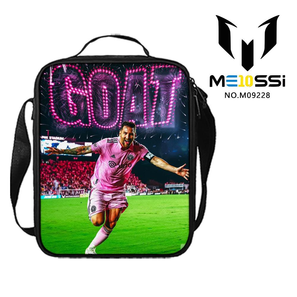 International Players Lunch Bag Meal Bag Elementary School Picnic Ice Bag Satchel Shoulder Bag